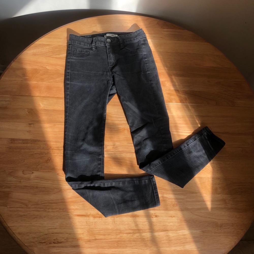 Refuge Black Skinny Denim Jeans